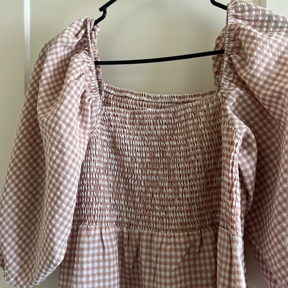 Gingham pink dress - Picture 2 of 3